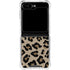 Leopard Print Galaxy Z Flip6 Clear Case